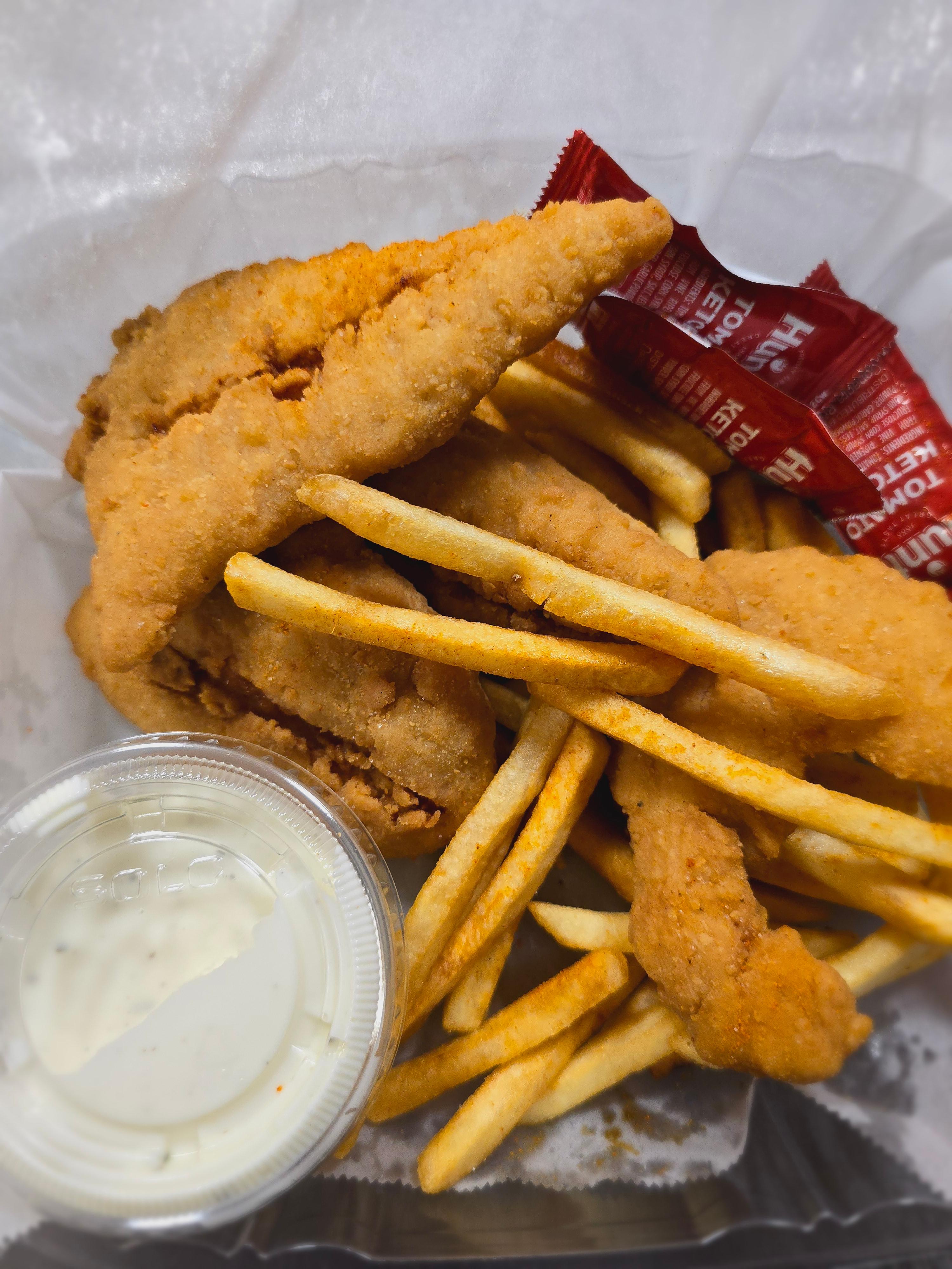 Chicken Strips (W/Fries).