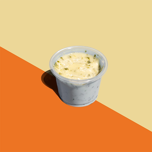 1 Oz. Cilantro Aioli.