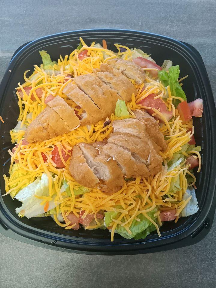 Chicken Tender Salad.