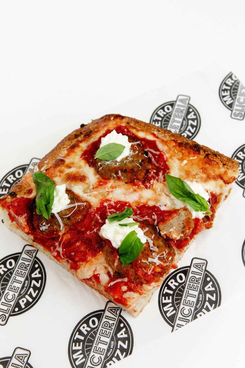 86th Street Meatball (Sicilian Pie - Slice).
