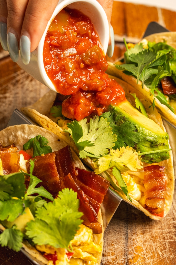 Breakfast Tacos.
