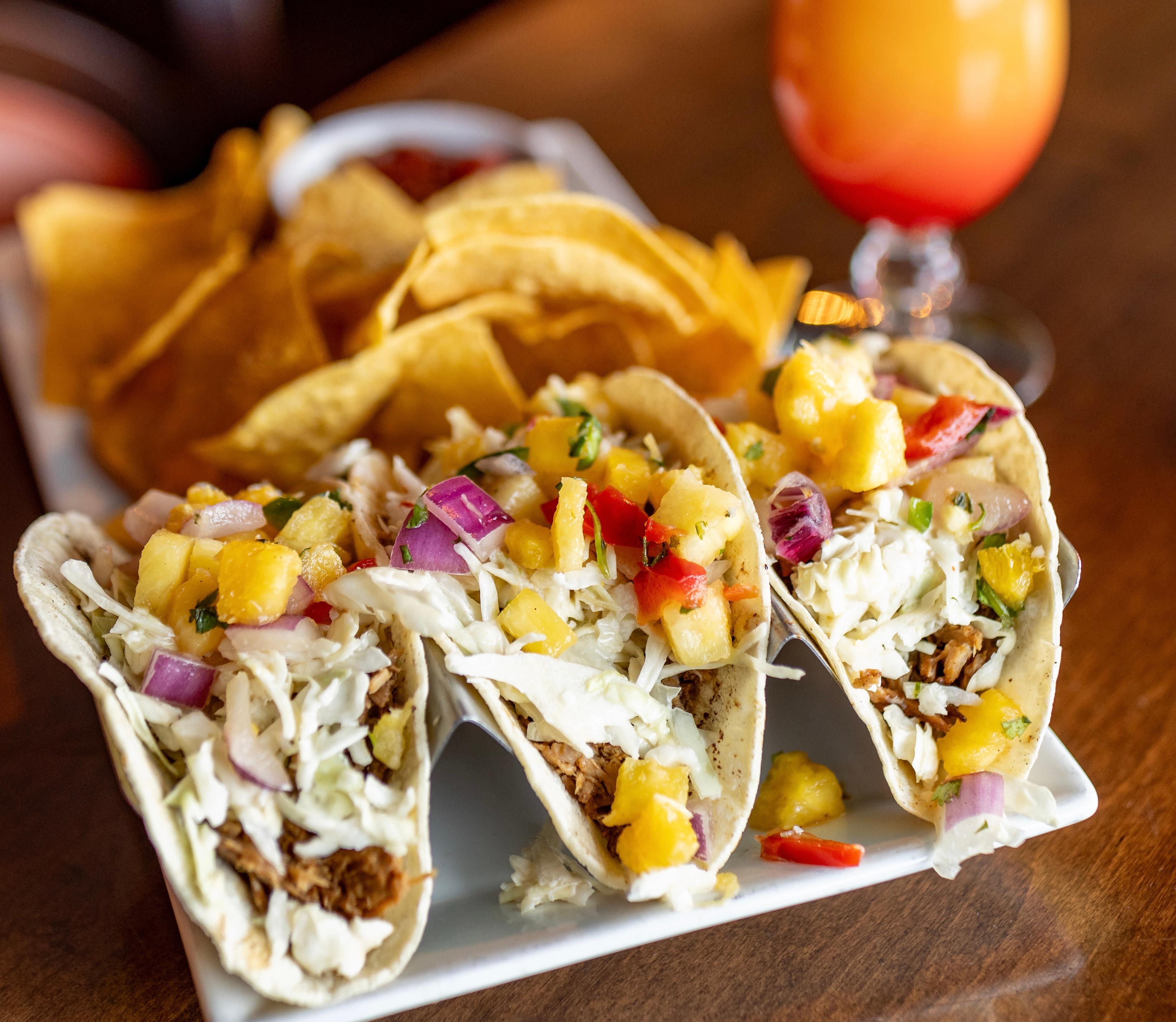 Caribbean Tacos.