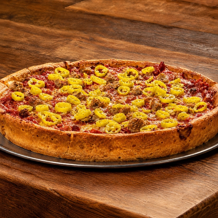 Personal Deep Dish 6" Rivers Pie.