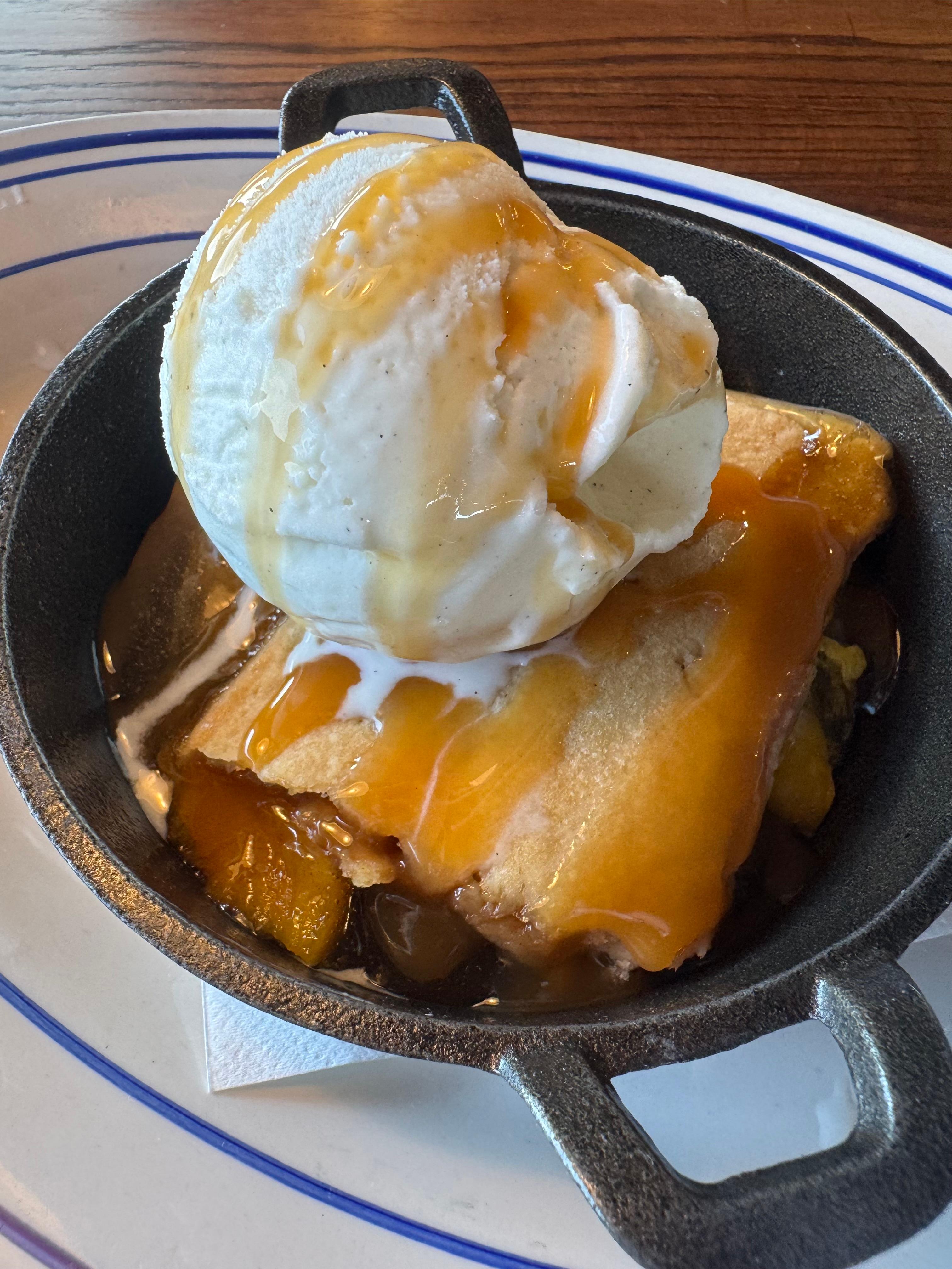 Peach Cobbler.