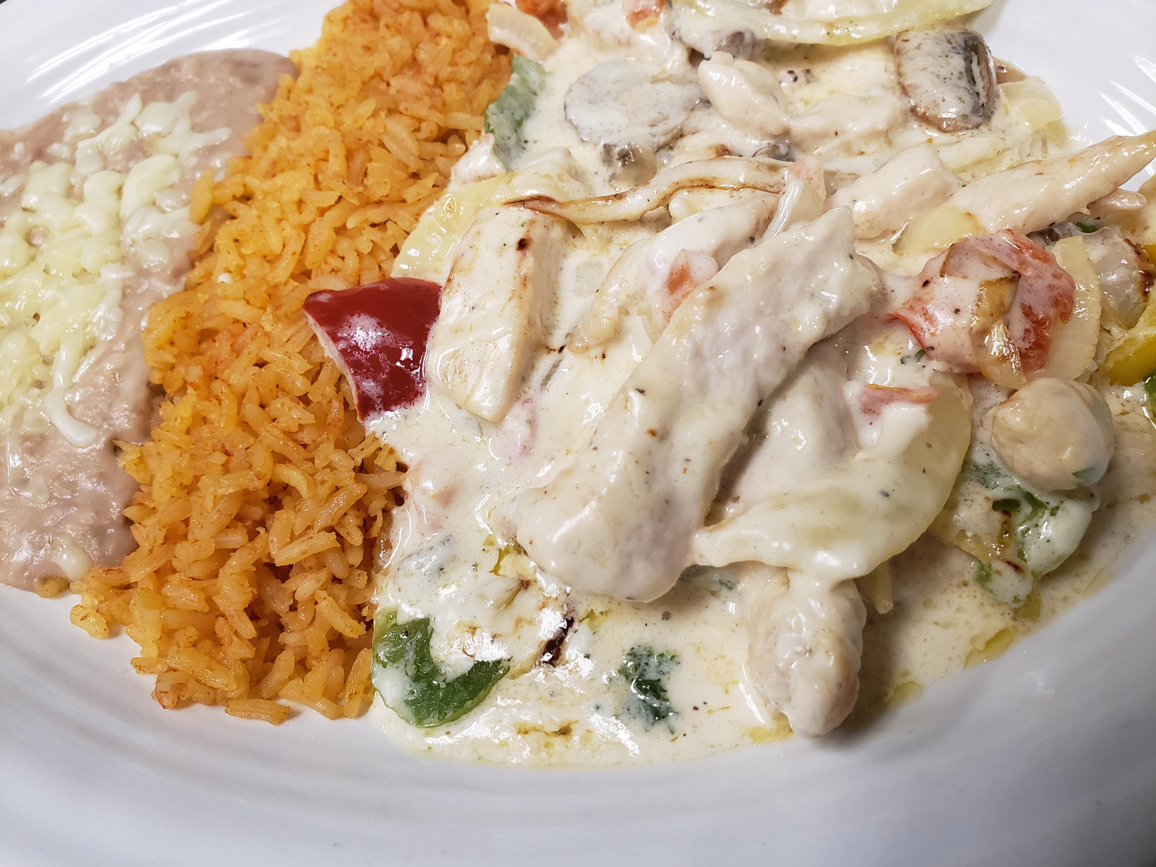 L-Pollo Con Crema.