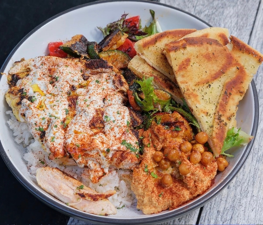 Mediterranean Chicken Bowl.
