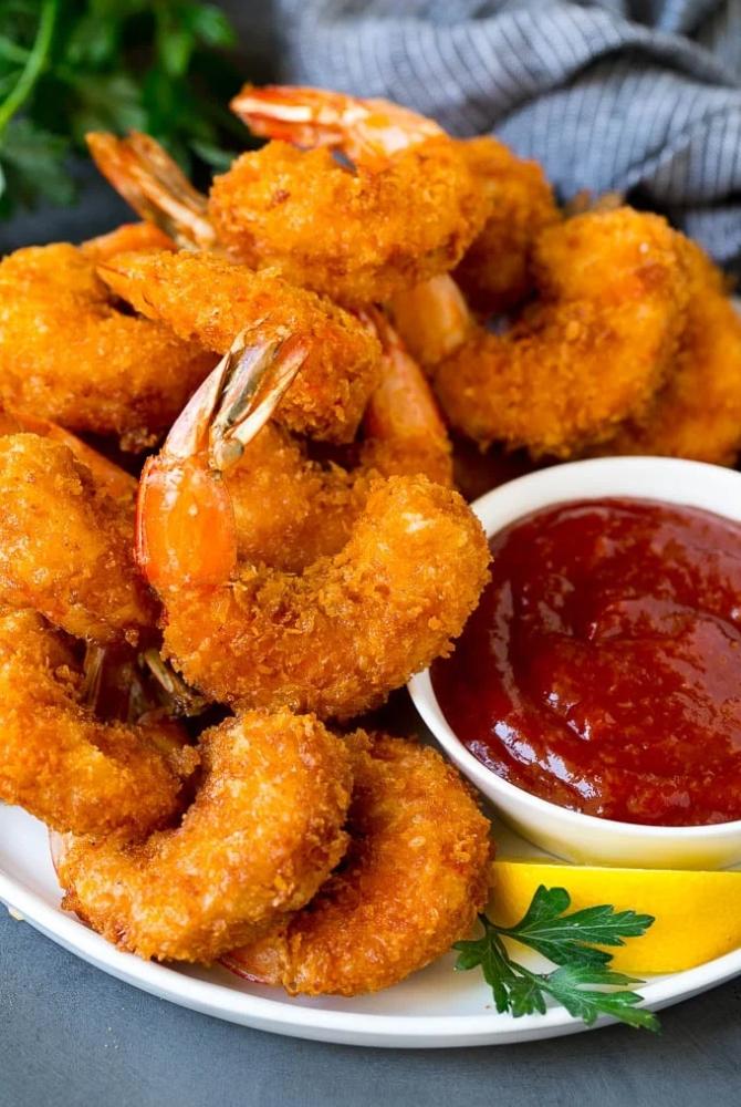 Fried Shrimp Tray.