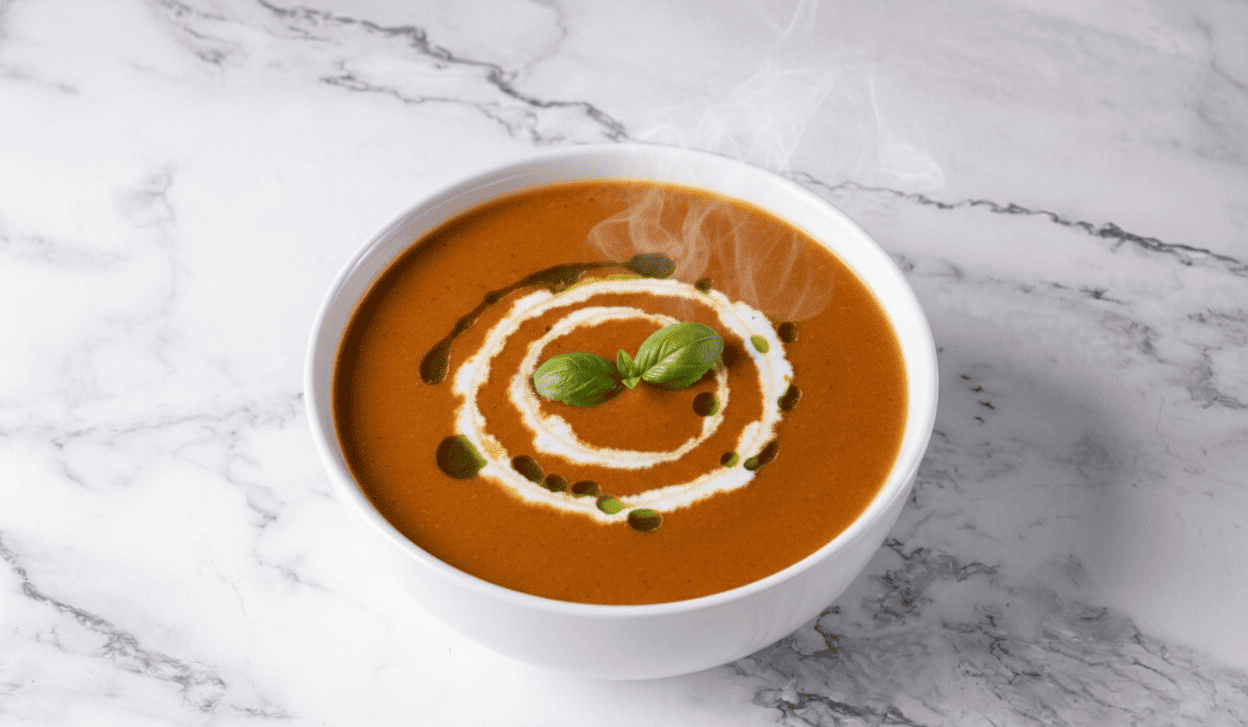 COCONUT TOMATO SOUP.