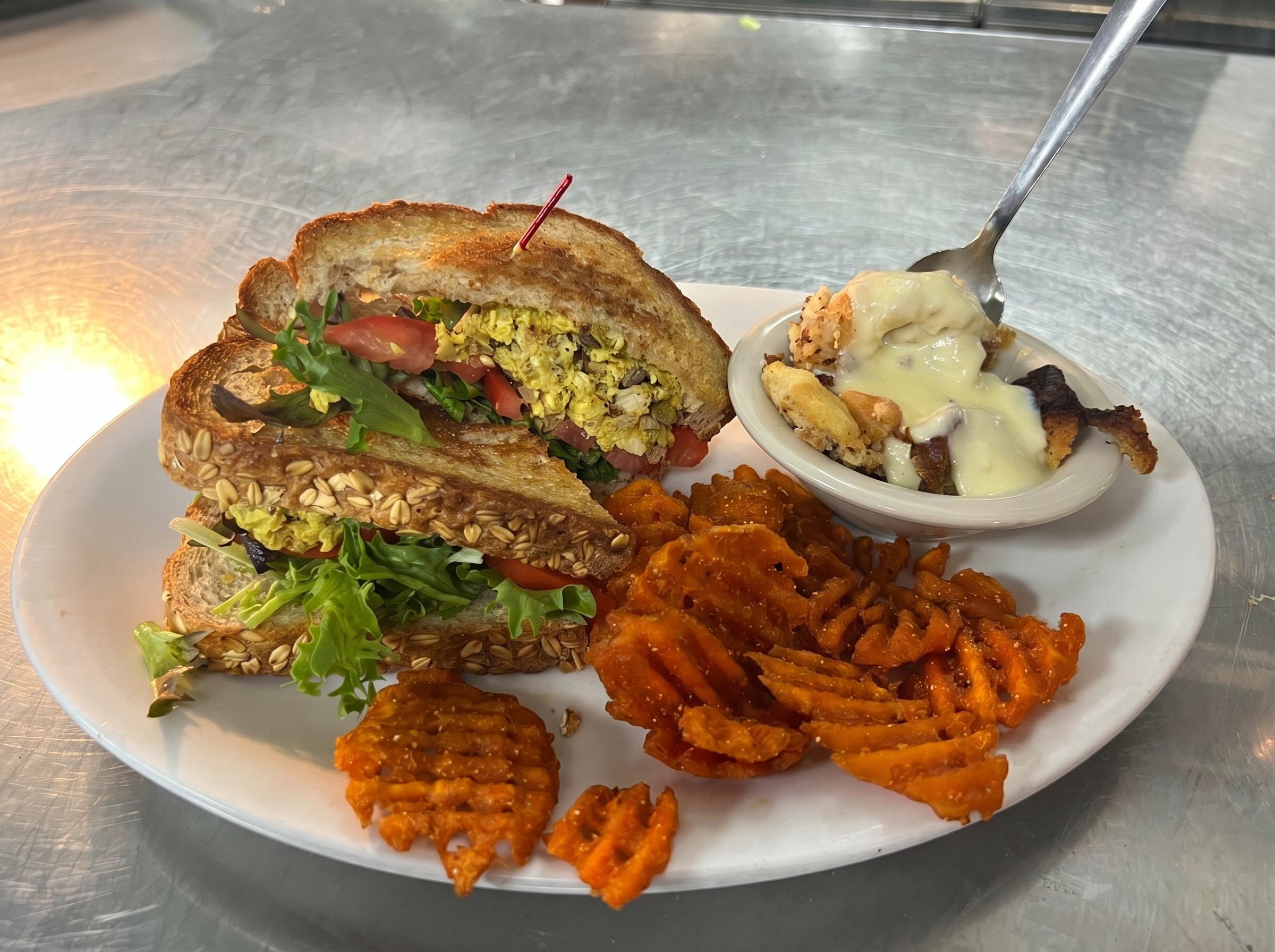Curry Chicken Salad Sandwich.