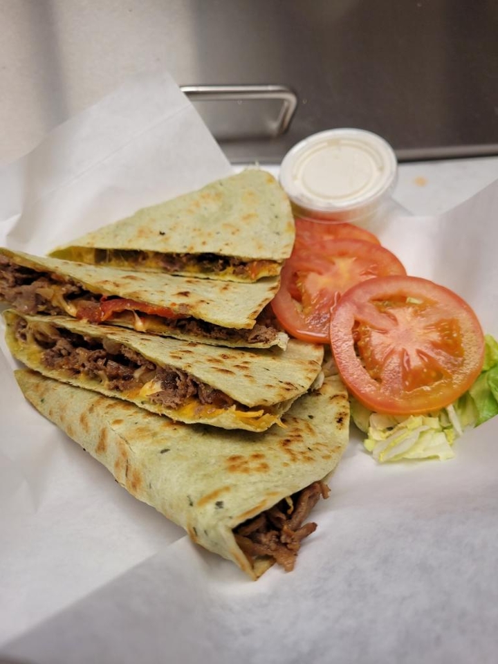 Cheese Quesadilla.