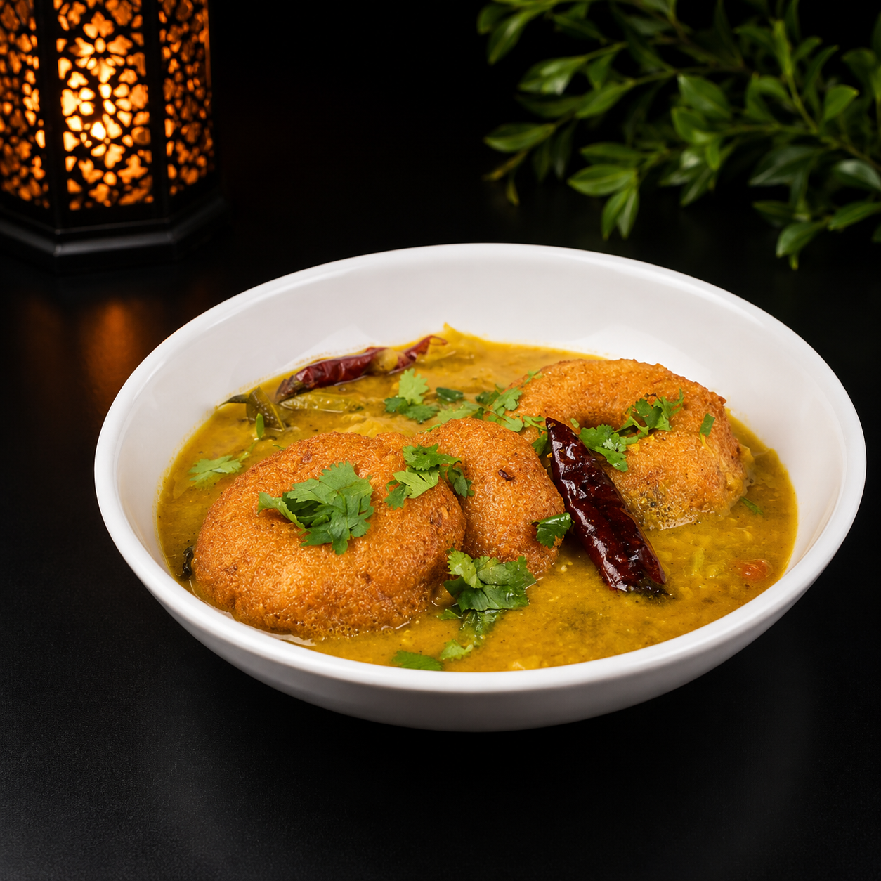Sambar Vada (3 pcs).