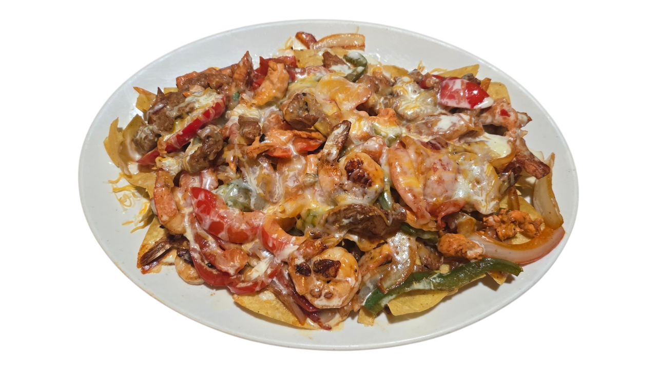 Fajita Nachos Texanos.