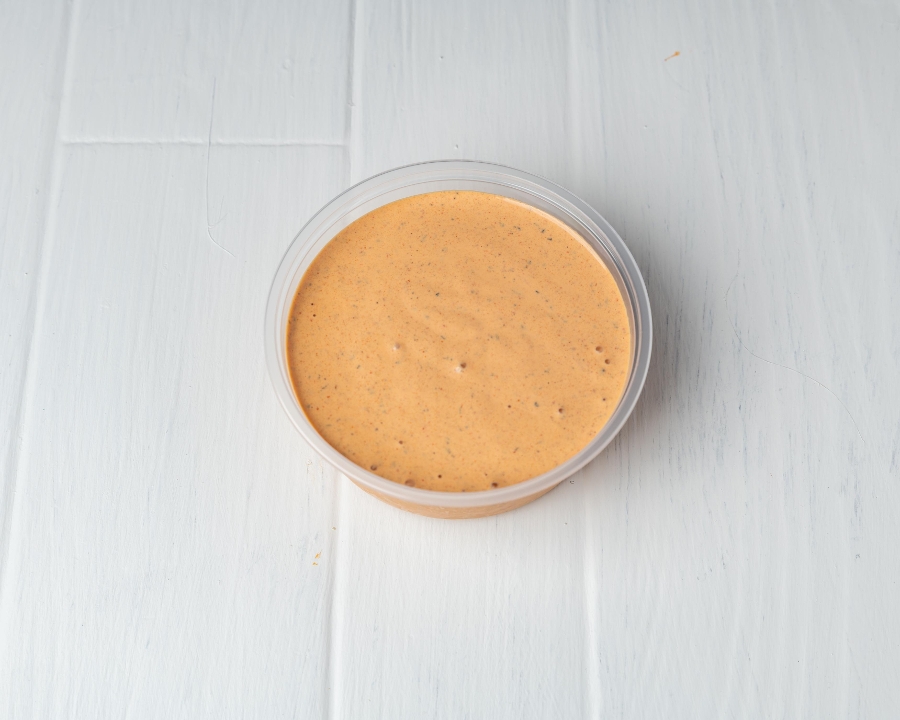 Sami's Sauce Container.