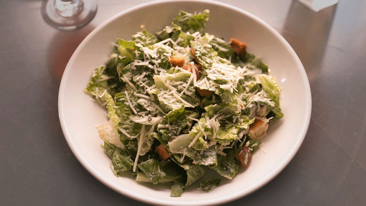 Chicken Caesar Salad.