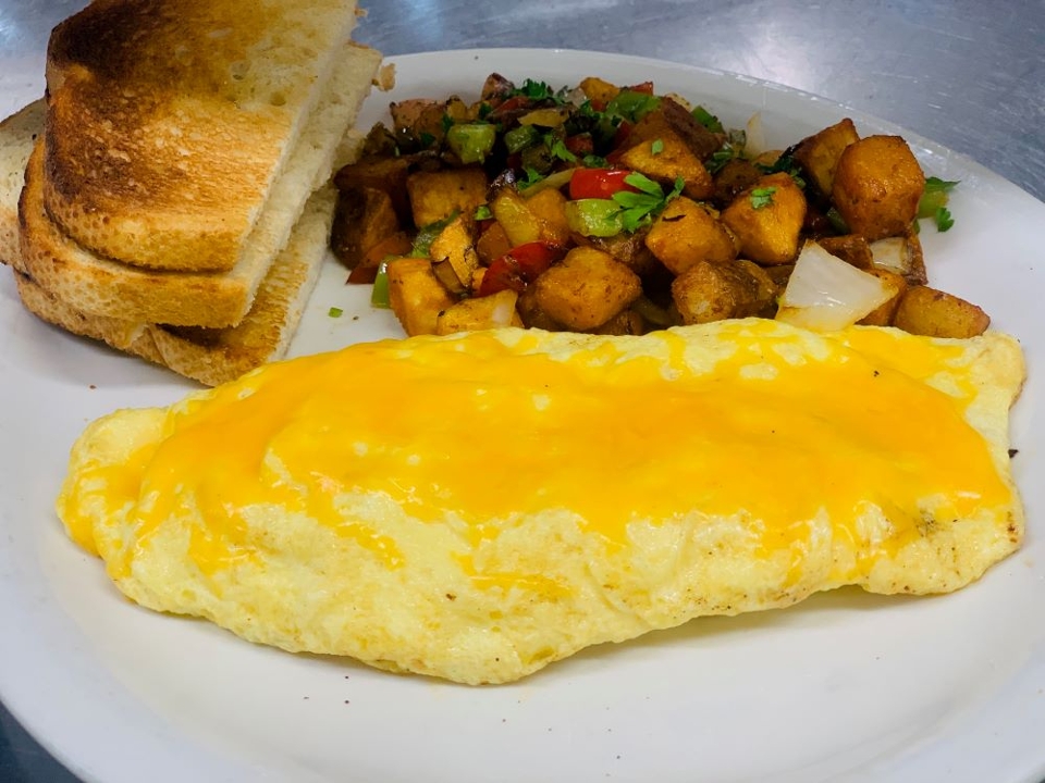 Cheese omelette.
