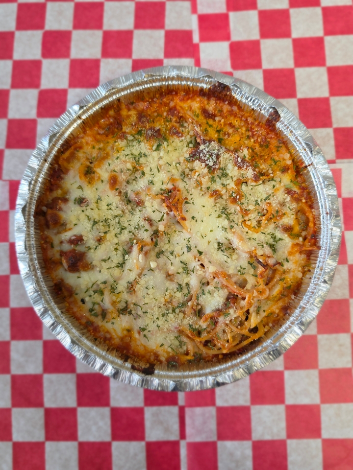 Spaghetti w/Ground Beef.