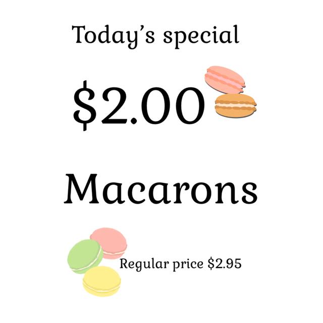 Macaron Monday Special.