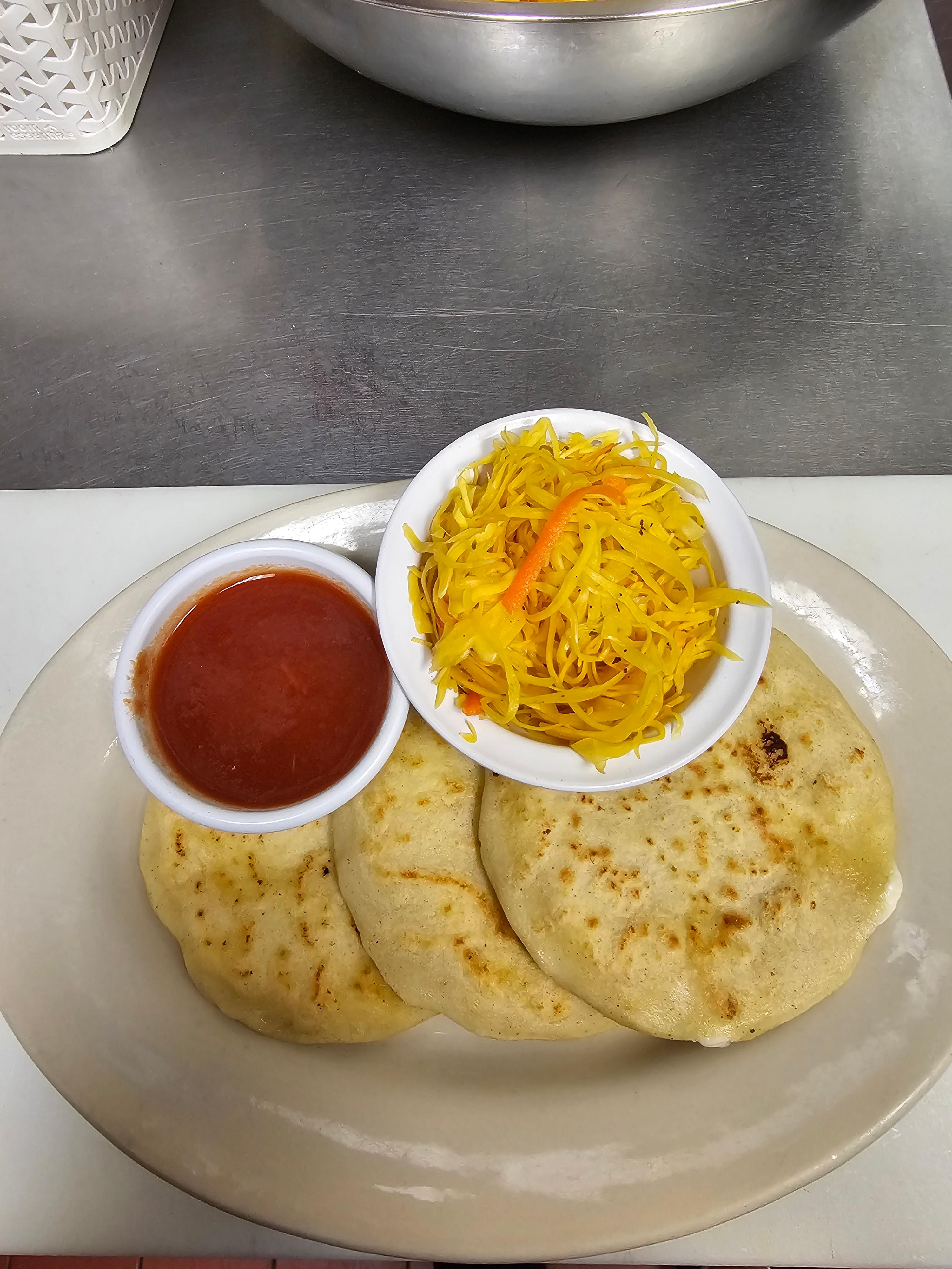 Pupusa De Queso (cheese).