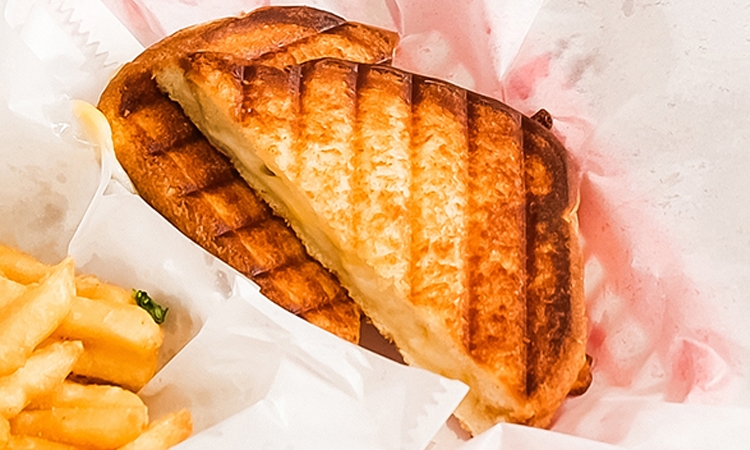 Grilled Cheese with Bacon.