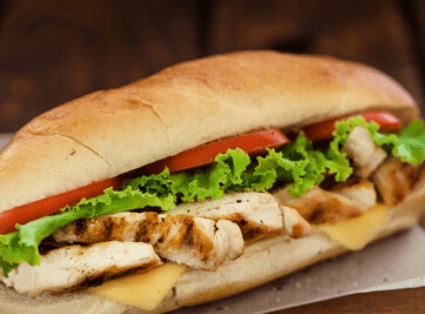 Grilled Chicken & Cheese.