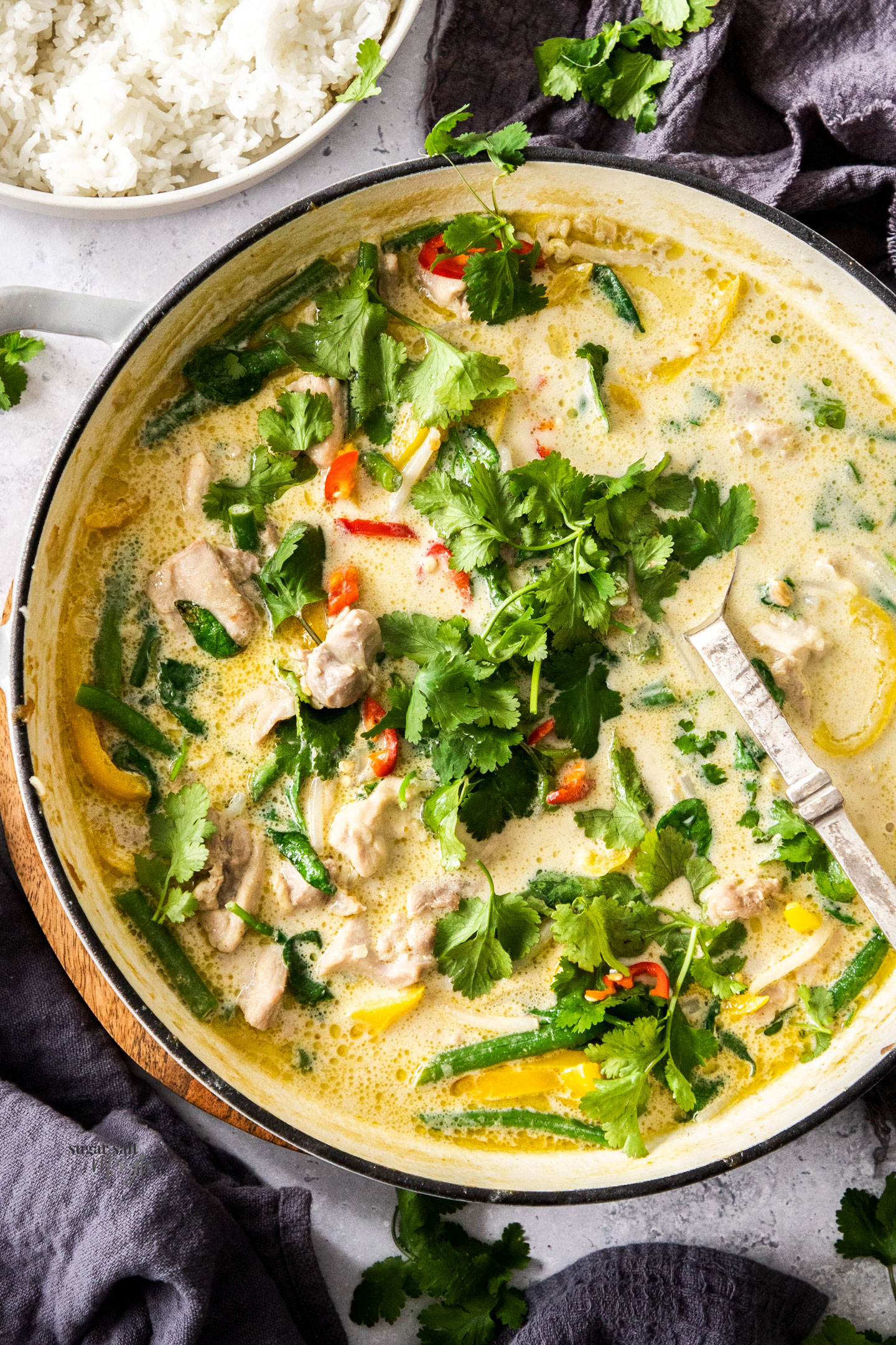 Veg Green curry - Vegan, Gluten free.