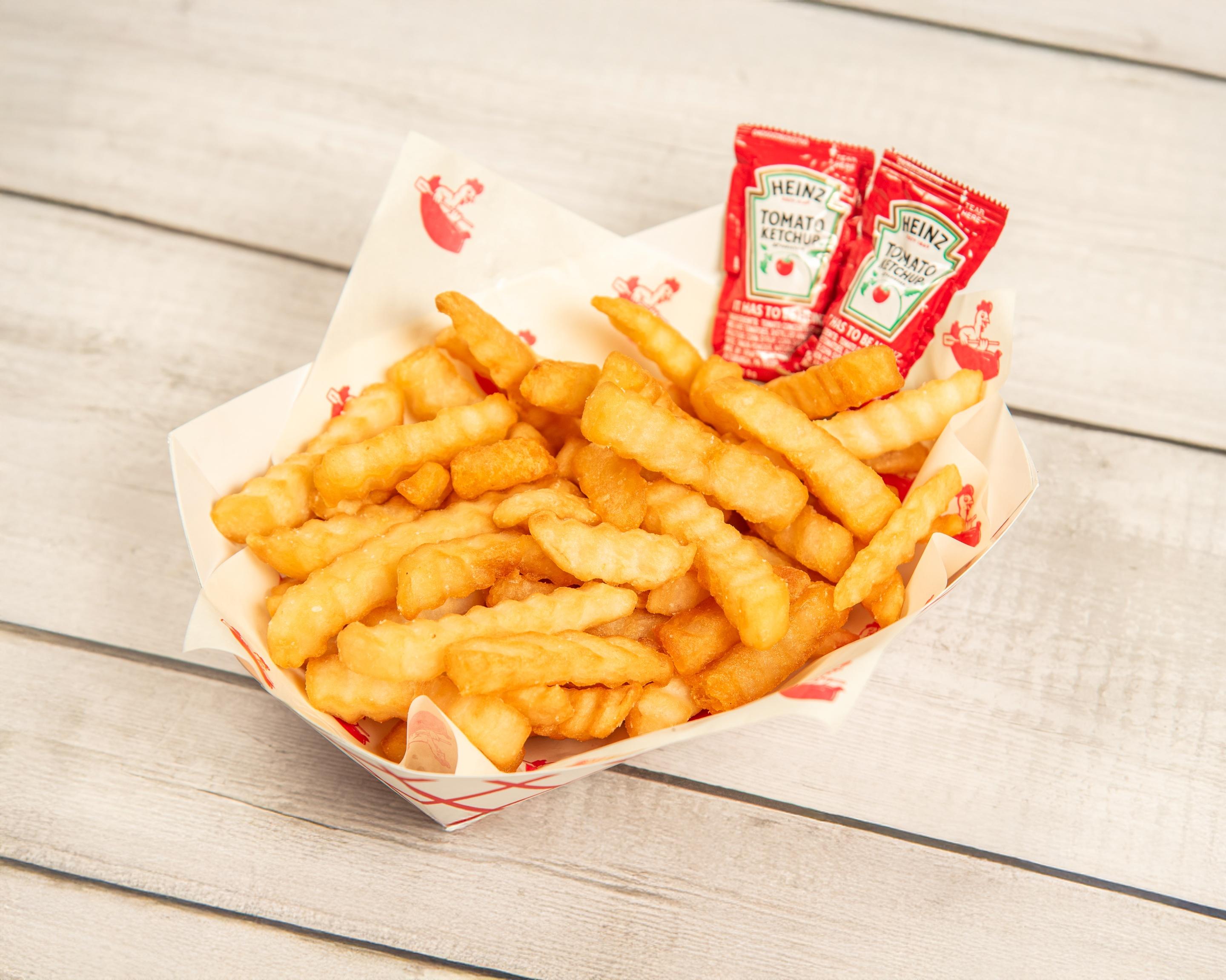 Crinkle Fries.
