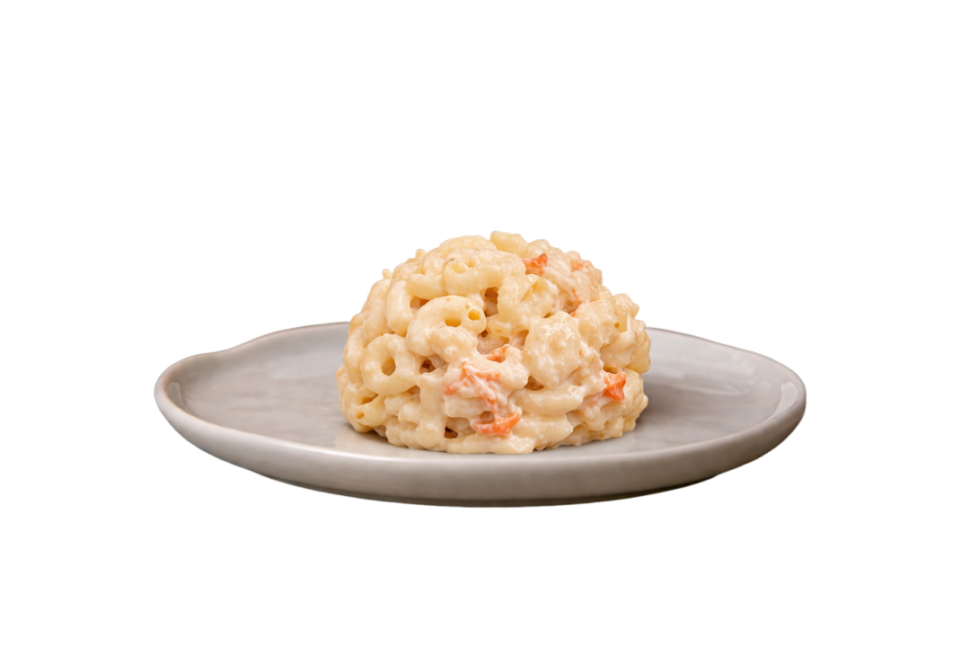 Side Macaroni Salad 1 scoop.