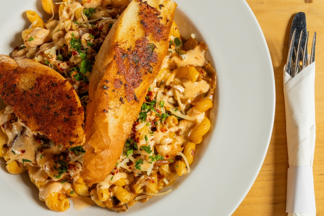 Spicy Sausage Pasta.