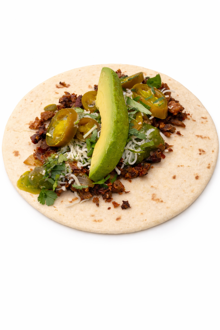 Chopped Smokehouse Brisket Taco.