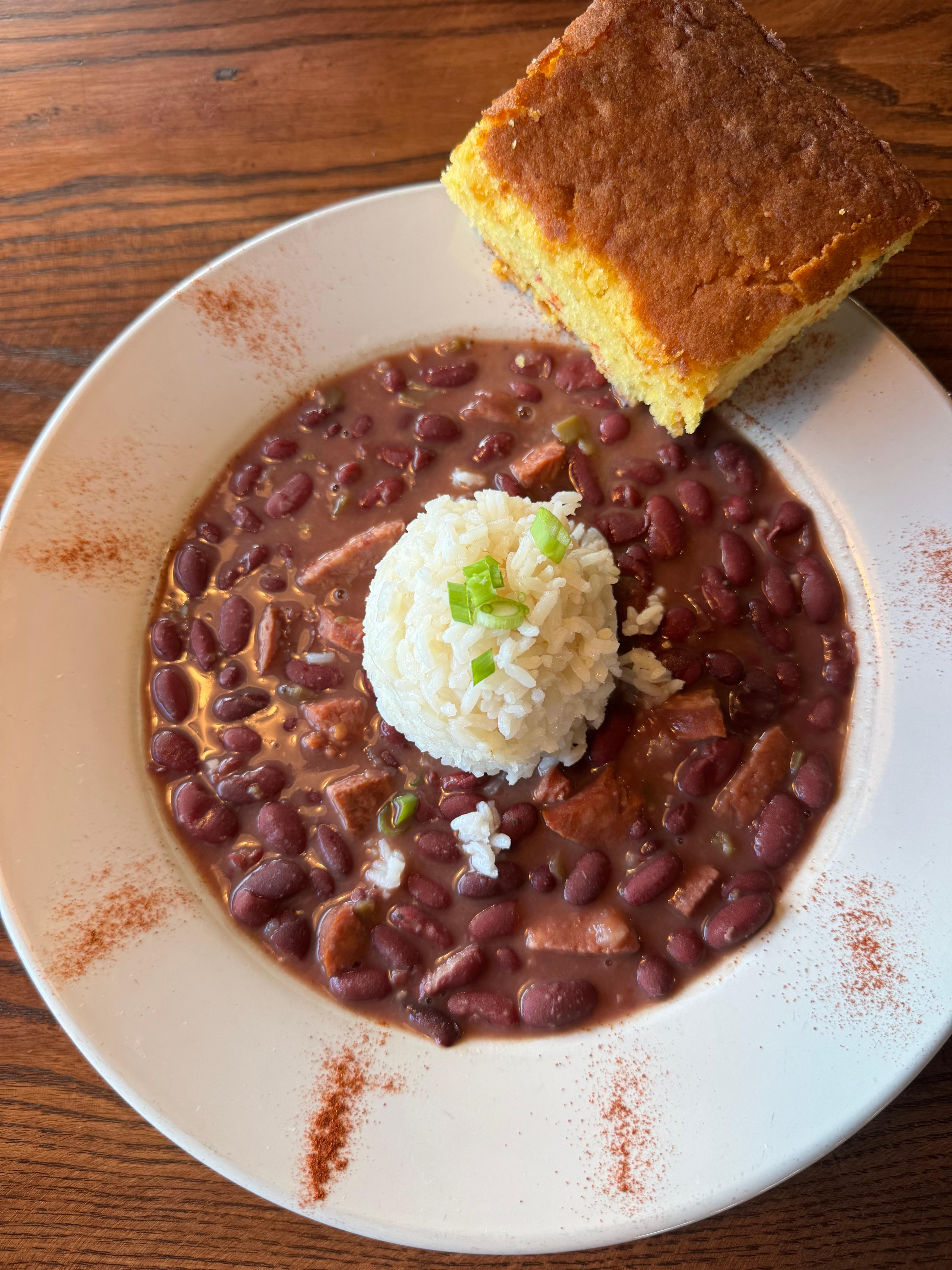 Bowl of Red Beans and Rice.