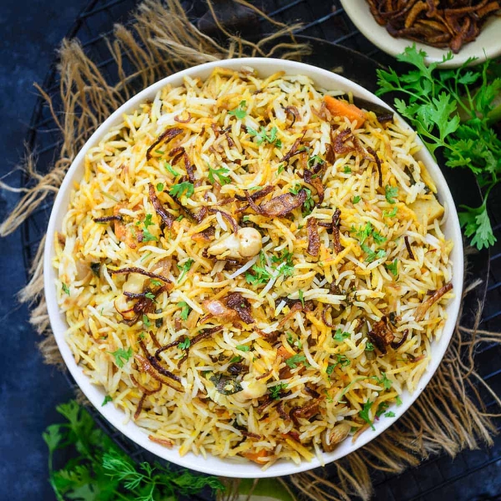 Atithi’s Khichri “Vegetables Biryani”.