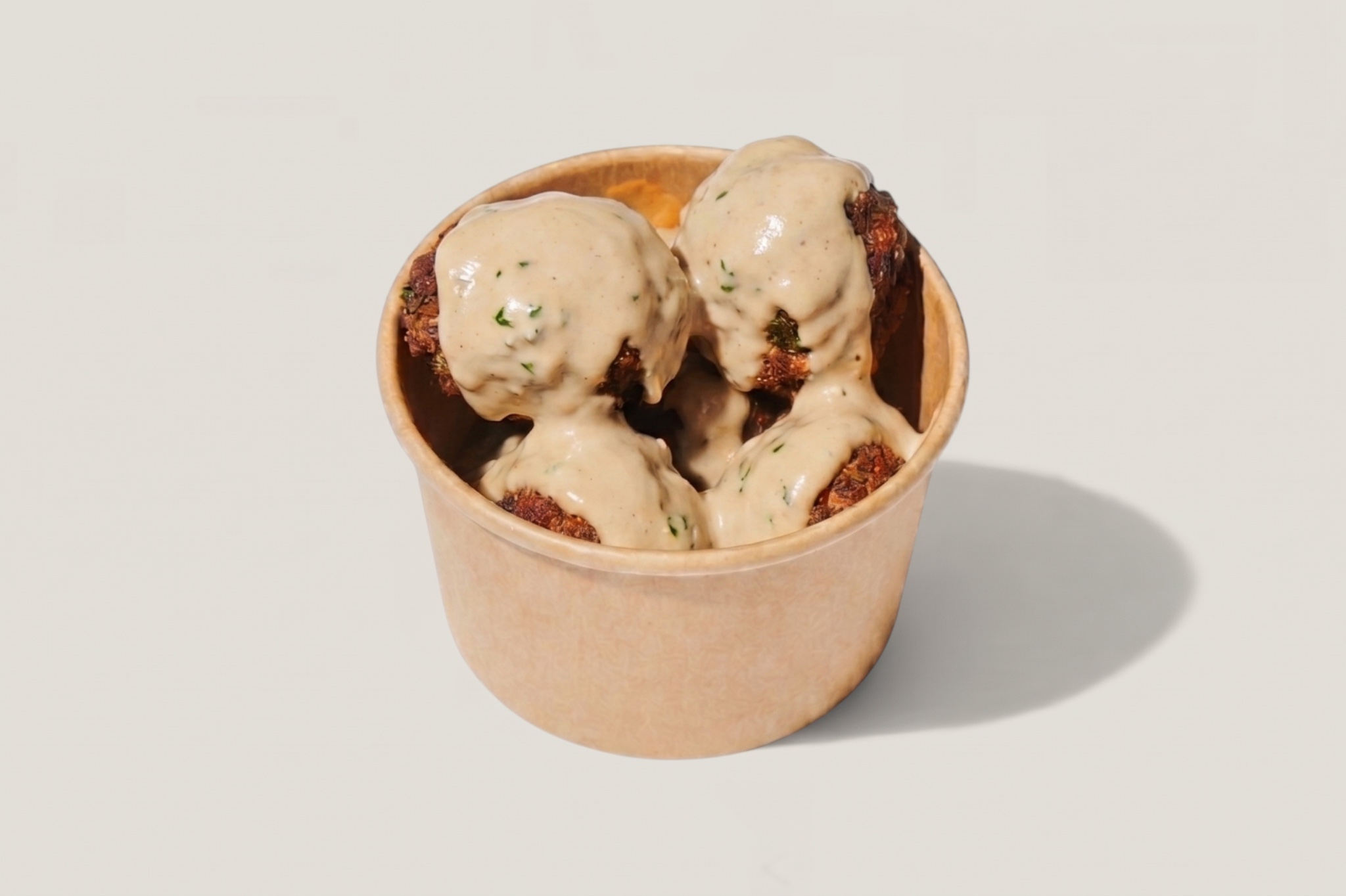 Turkey Meatballs with Truffle Aioli.