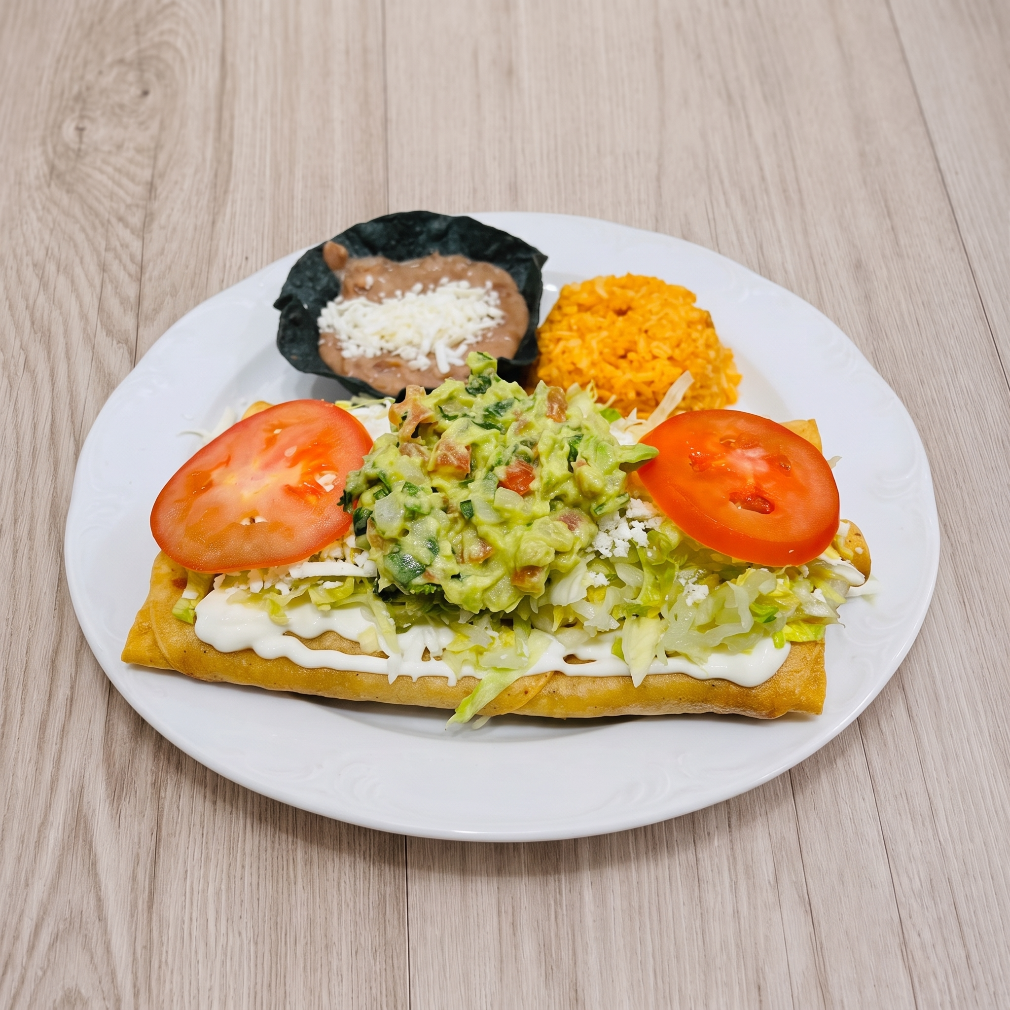 Flautas Plate.