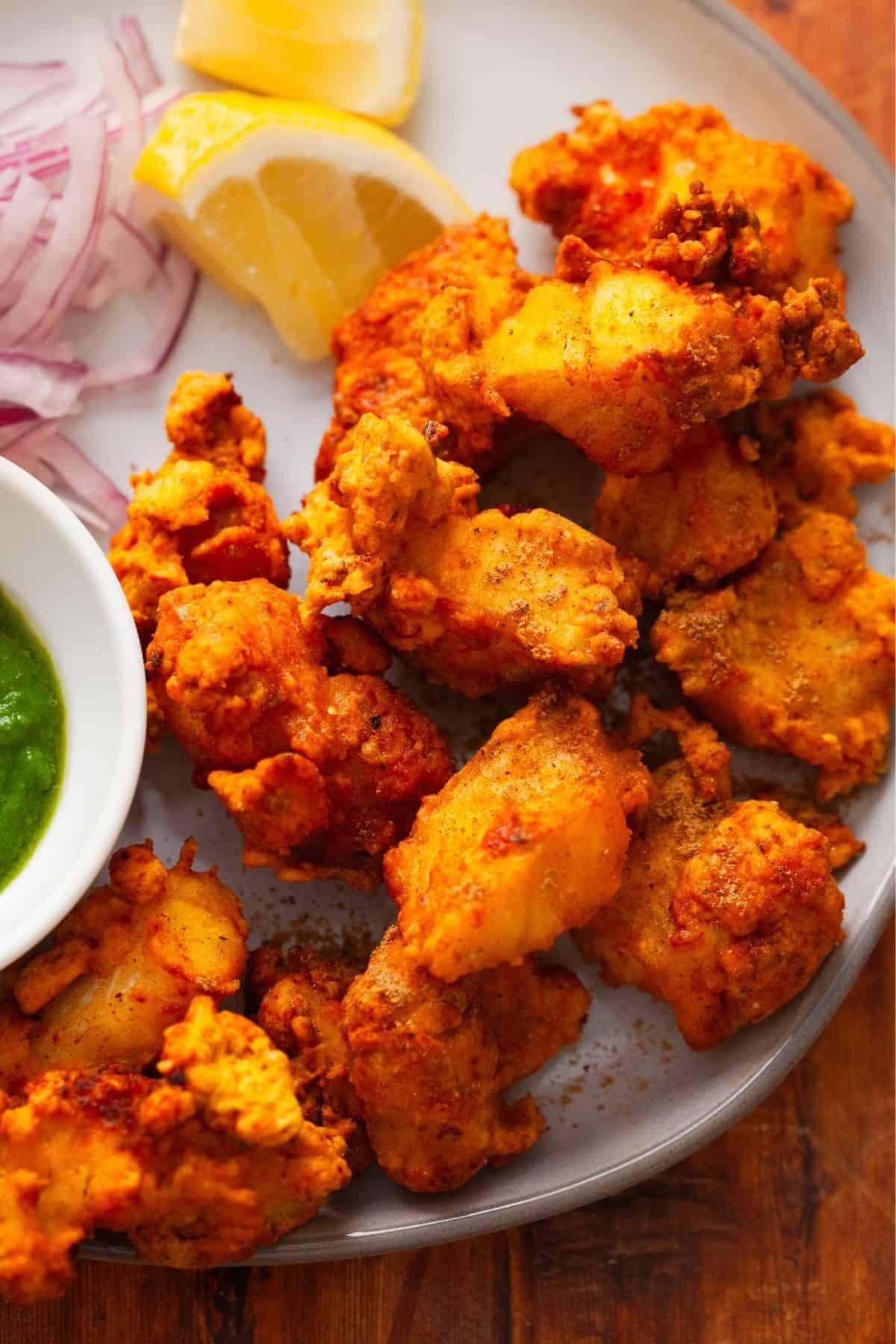Fish Pakora.