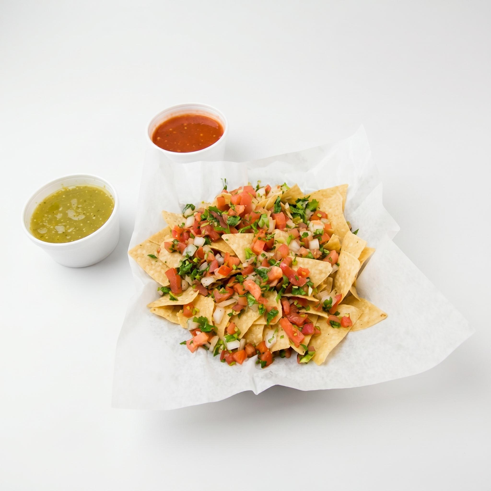 Chips & Salsa Spread.