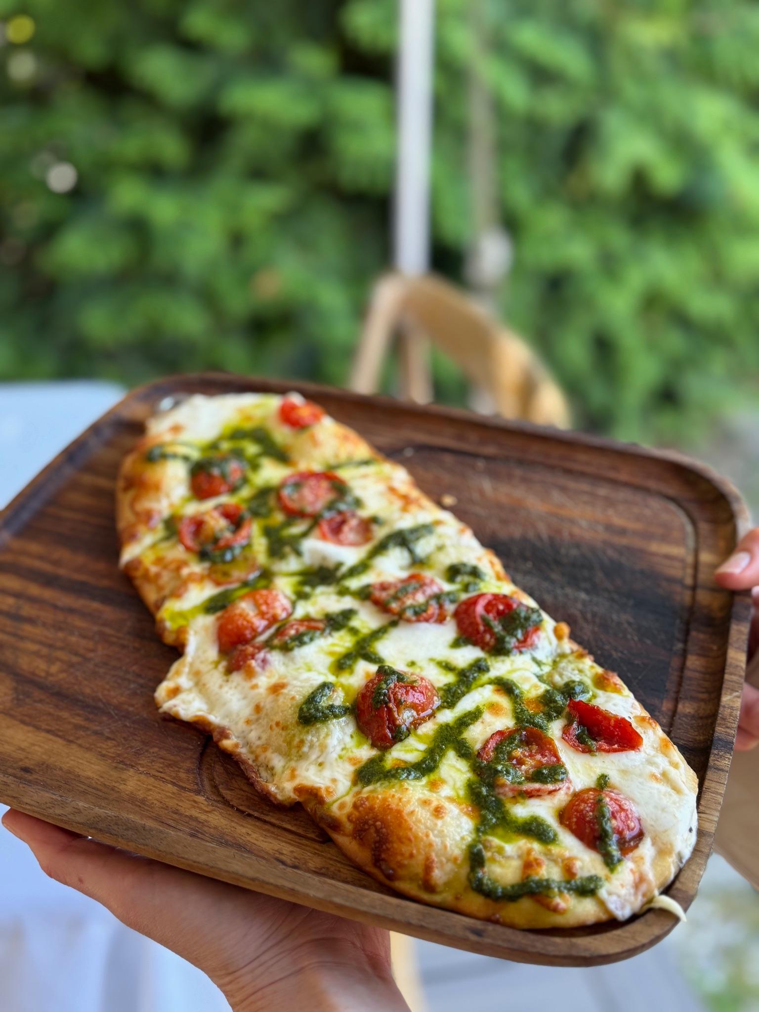 Margherita Flatbread.