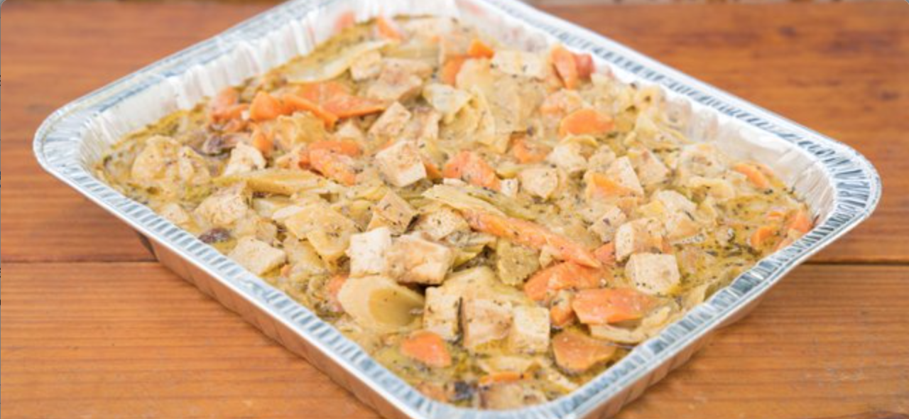 Tofu Stroganoff.