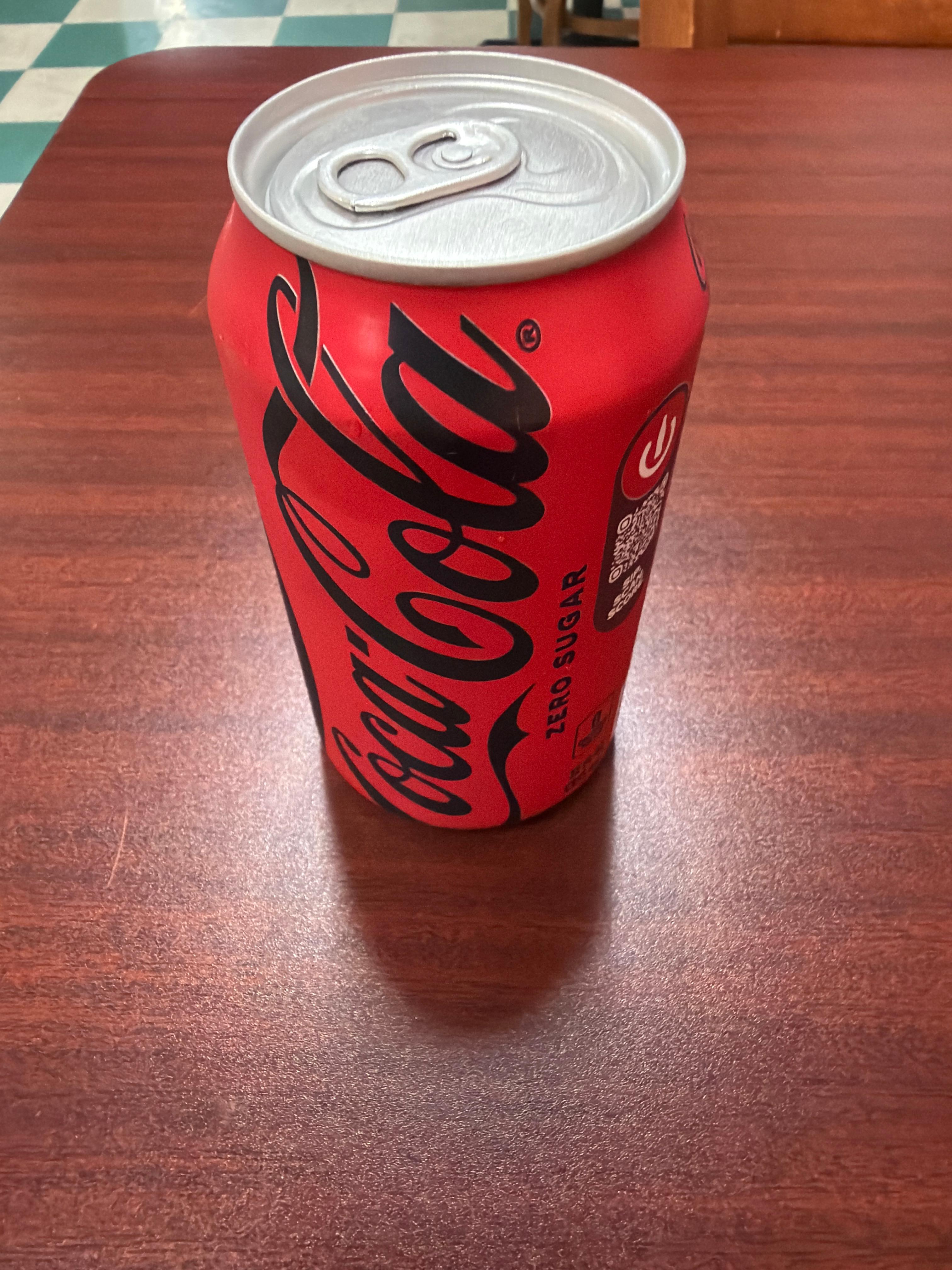 Coca Cola Zero Sugar Can.