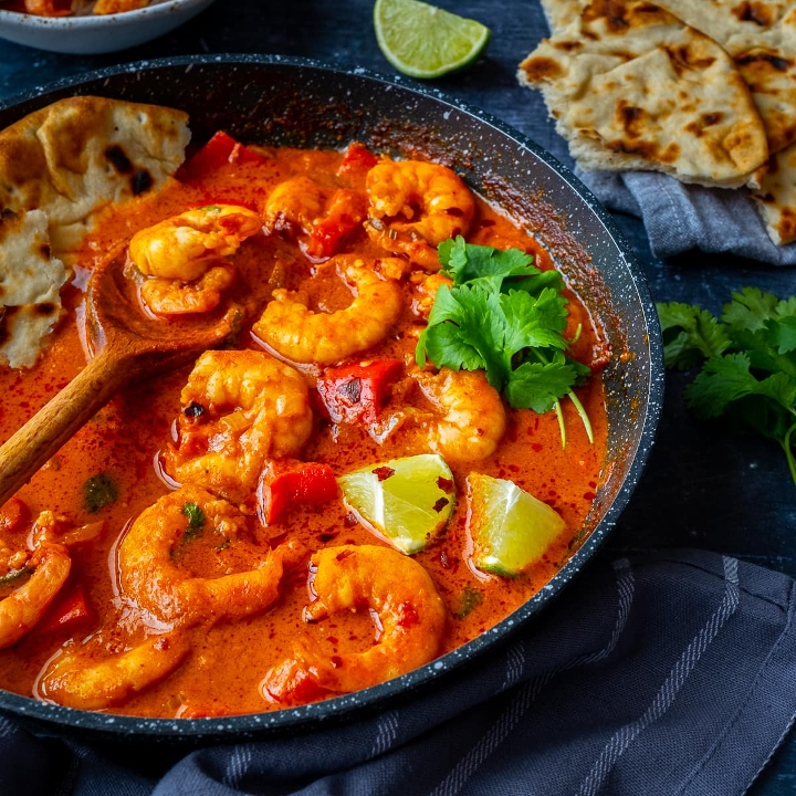 Shrimp Tikka Masala.