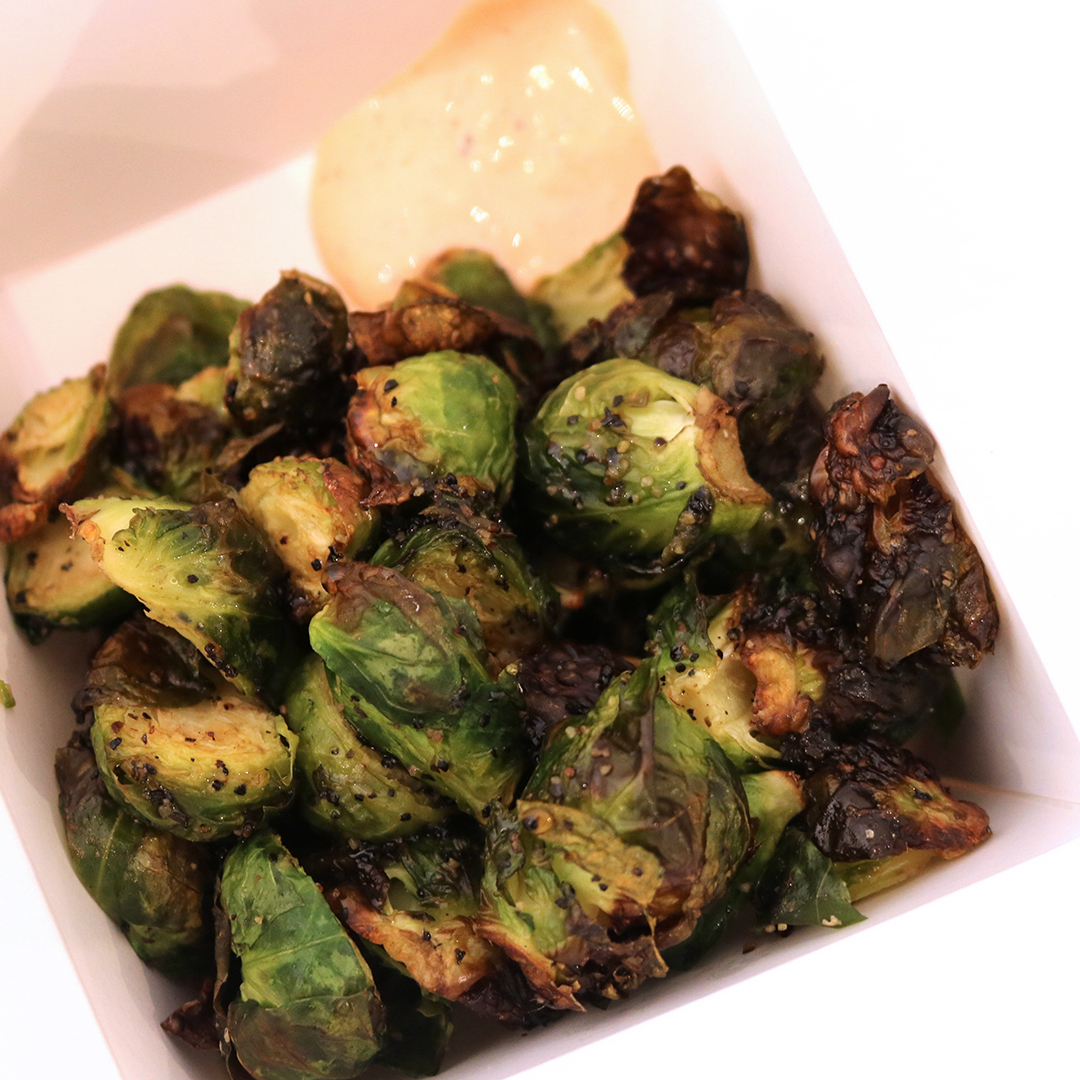 Crispy Brussels Sprouts.