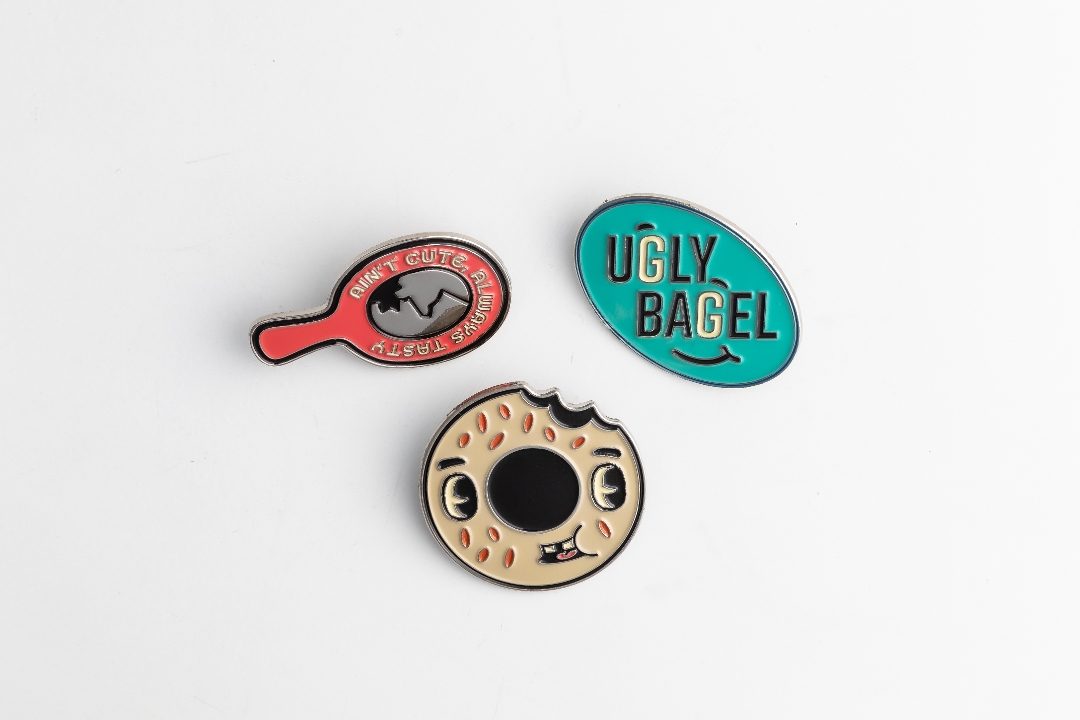 Ugly Bagel Pins.
