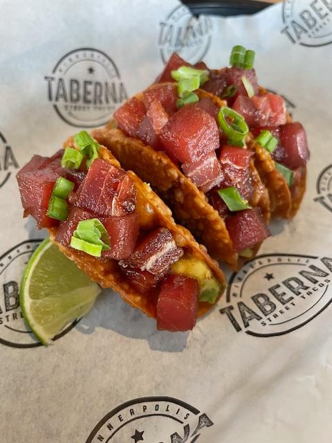 Ahi Tacos.