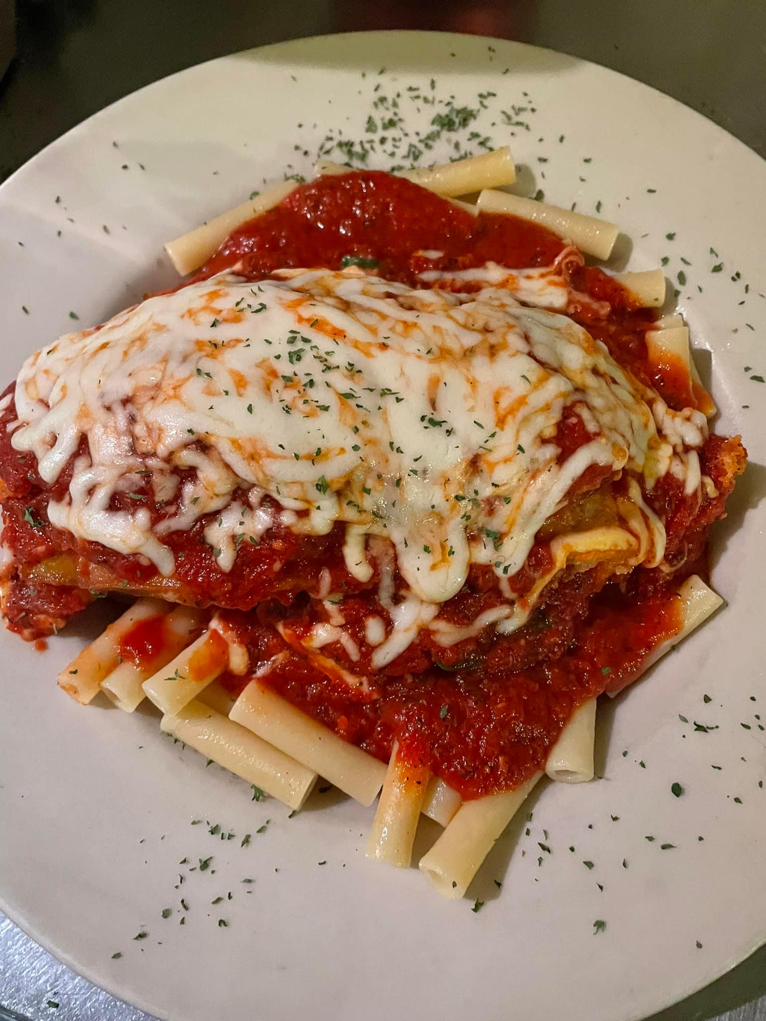 REG CHICKEN & EGGPLANT PARM COMBO.