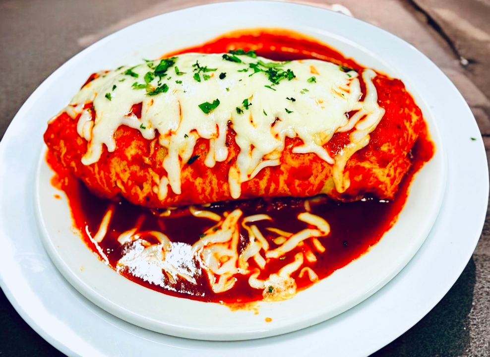 Wet Carnitas Burrito.