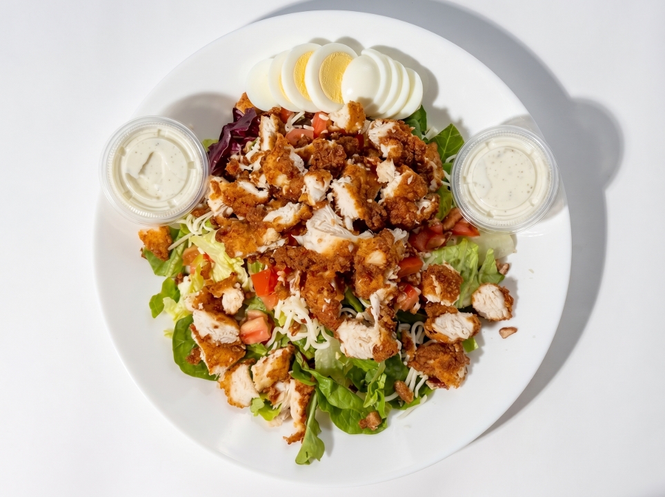 House Salad With Meat.