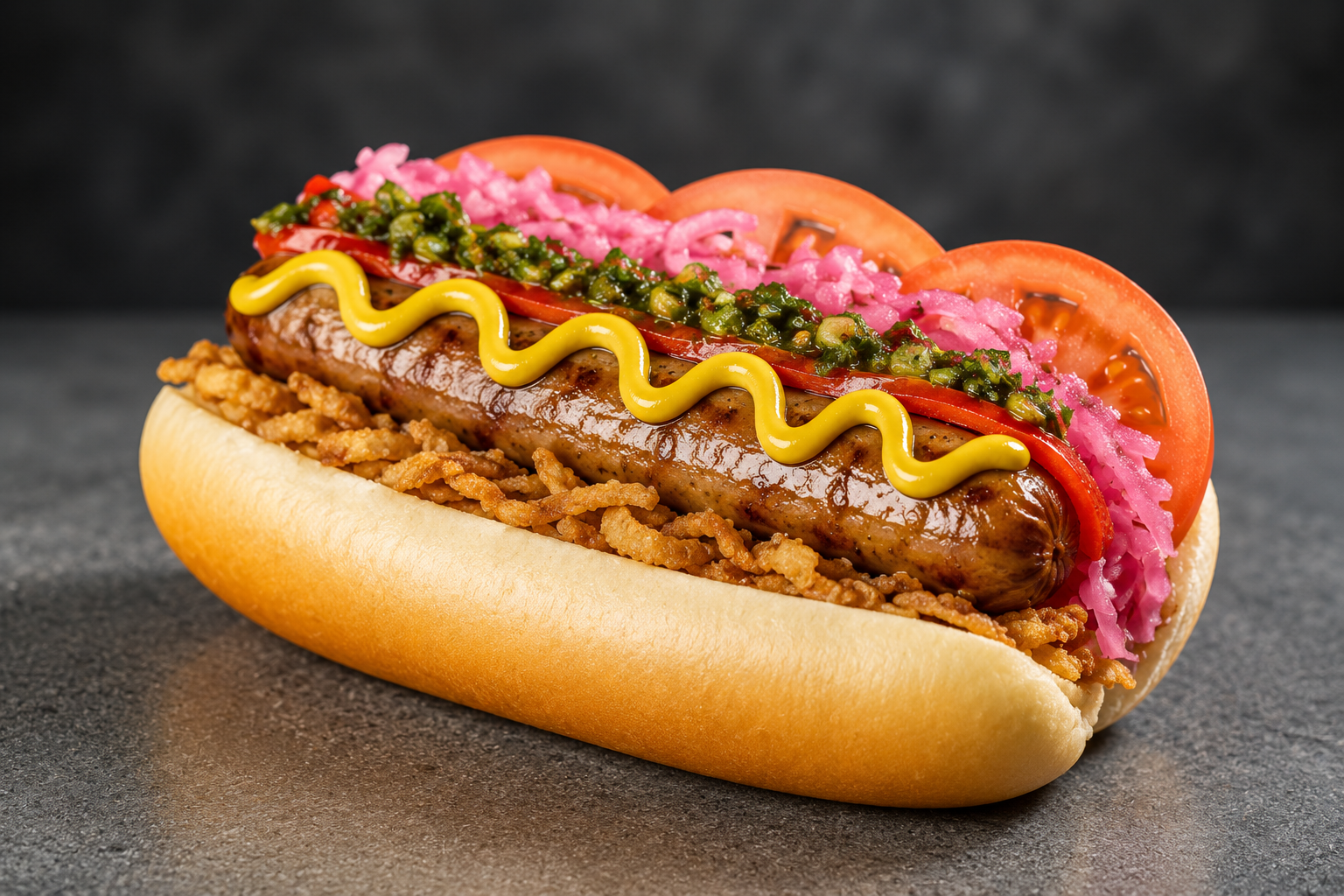 Vegan Hotdog.