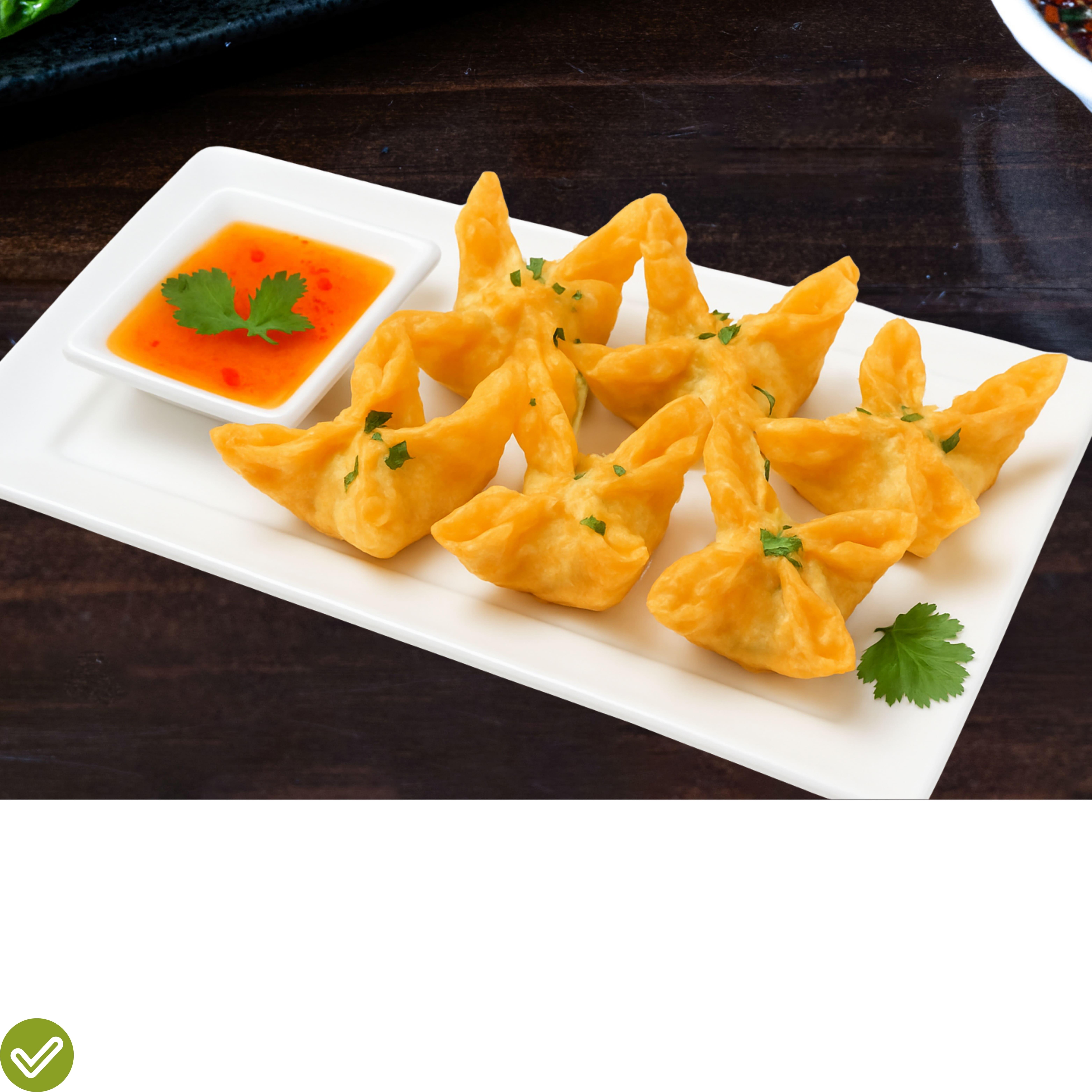 Cream Cheese Wontons (6 Pcs).