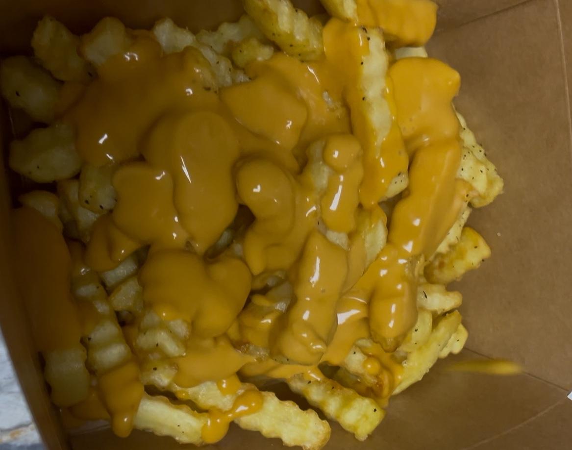 CHEESE FRIES.