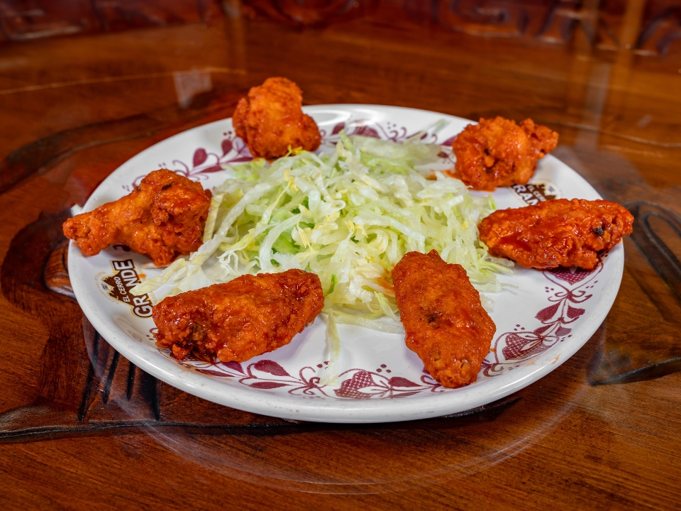 6 Pieces Chicken Wings.