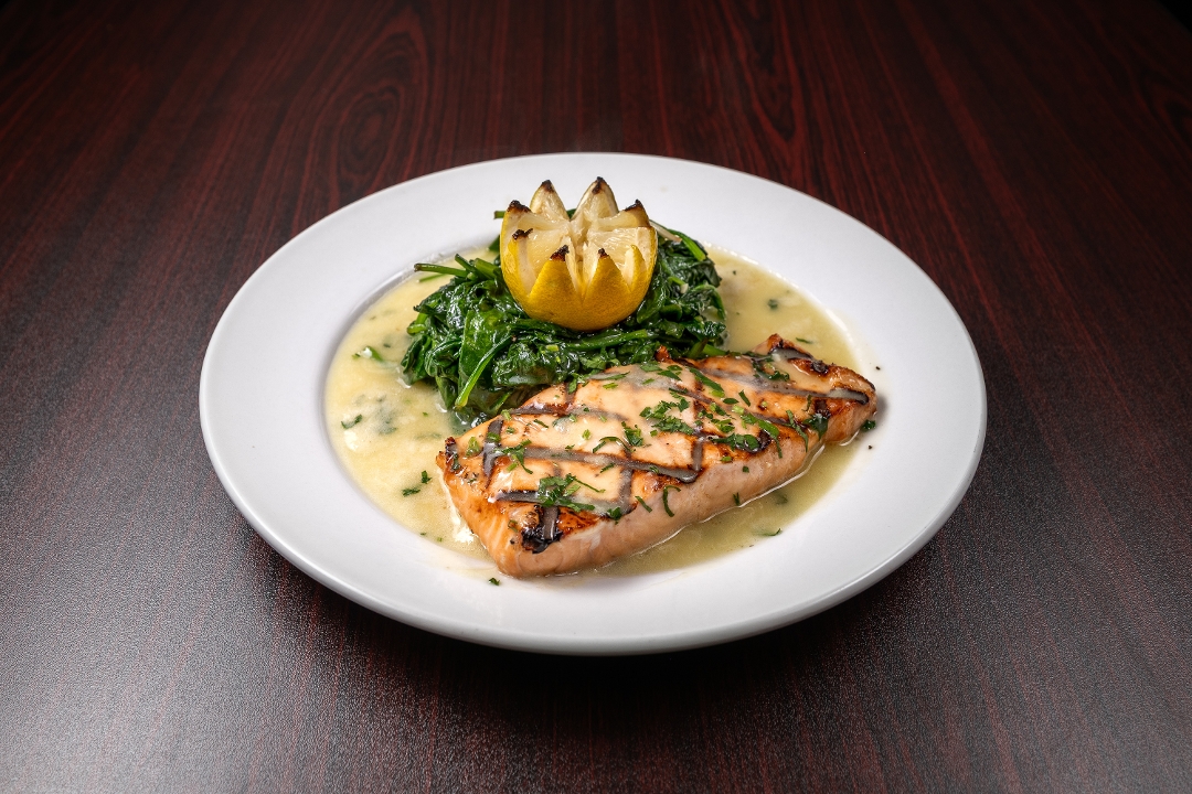 Grilled Salmon.